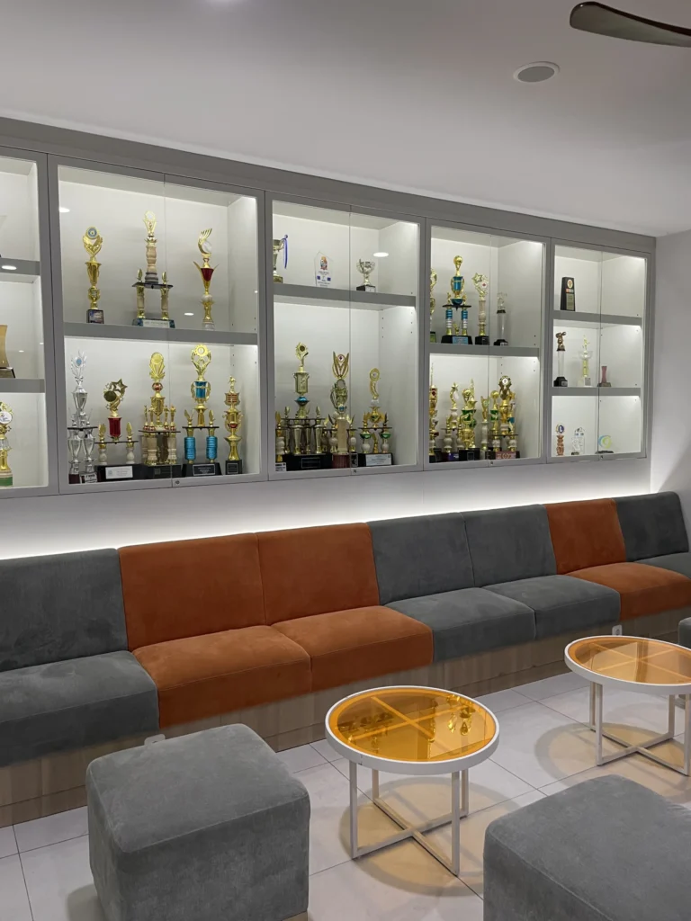 Trophy Rack Lobby Senior School Pakuwon City