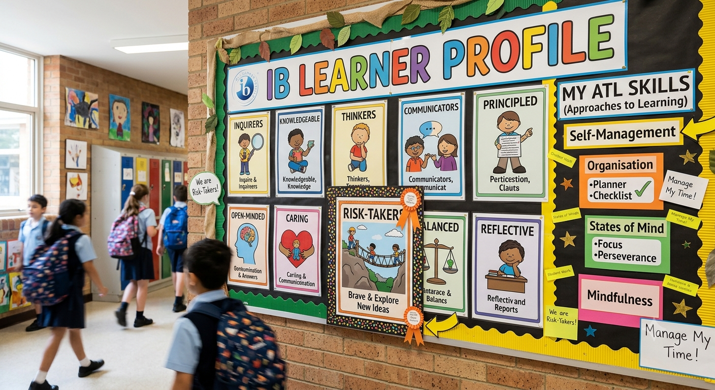 IB Learner Profile corridor